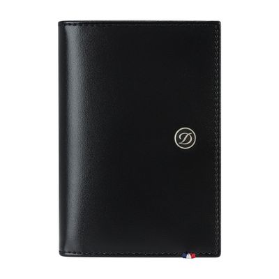 ST DUPONT Visit Card Holder Line D Black Neo Caps Grain