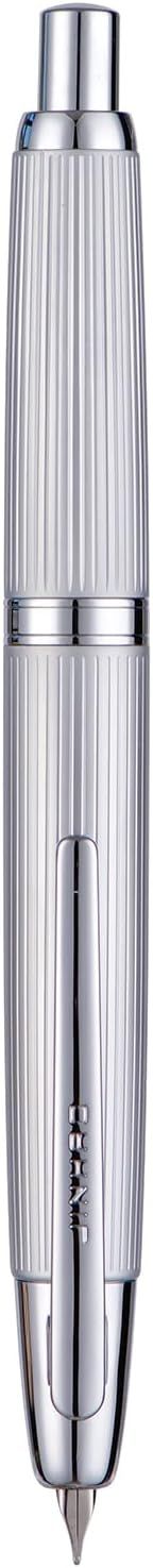 Jinhao Model 10 Brushed Matt Chrome - Full Metal