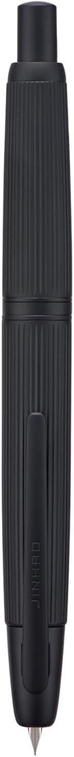 Jinhao Model 10 Brushed Matt Black Black Clip - Full Metal