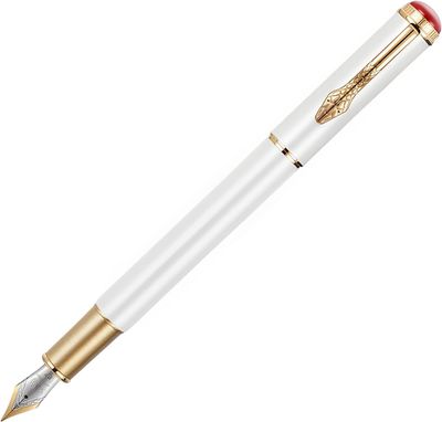 Jinhao Model 025 Snake Fountain Pen White
