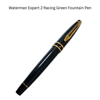 Waterman Expert 2 British Racing green Fountain Pen. Medium nib