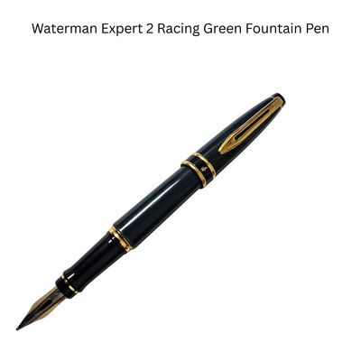 Waterman Expert 2 British Racing green Fountain Pen. Medium nib