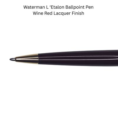 Waterman L'Etalon Paris Ballpoint Pen Burgundy Lacquer finish