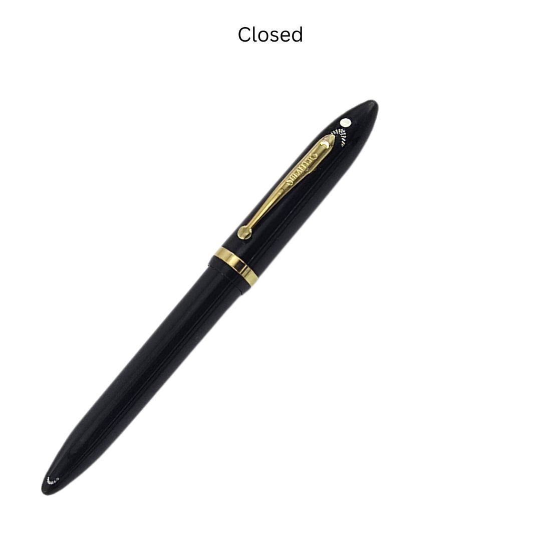 Scheaffer Balance Black Fountain Pen 14 K Nib Medium Point Mint