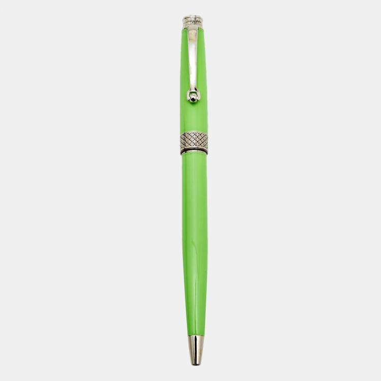 Montegrappa Piacere, Ballpoint, Lime Green with Silver Accents