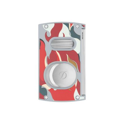 ST DUPONT Cigar Cutter and V Cut in one - Camouflage Red