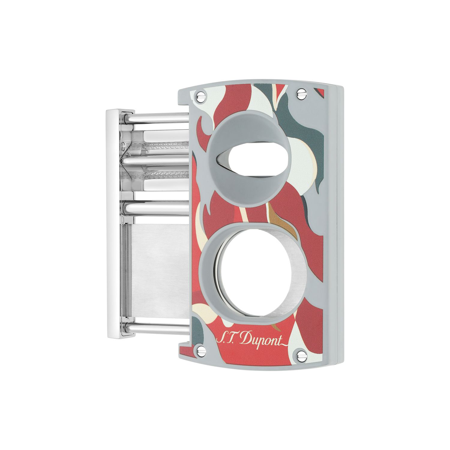 ST DUPONT Cigar Cutter and V Cut in one - Camouflage Red