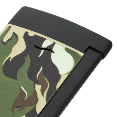 ST DUPONT Lighter Slim 7 Camo Green Chrome