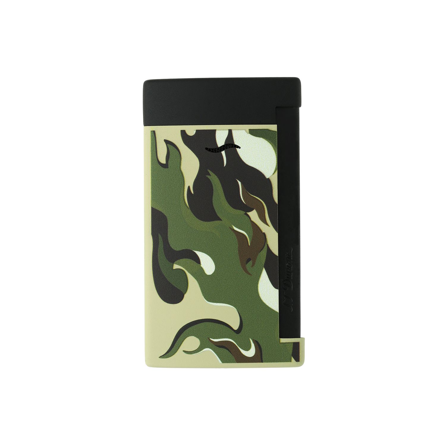 ST DUPONT Lighter Slim 7 Camo Green Chrome