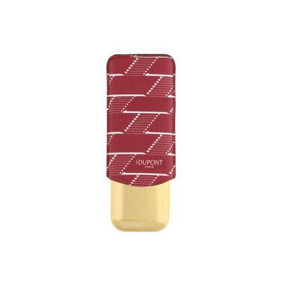 ST DUPONT 2 Cigar Case 1872 Burgundy