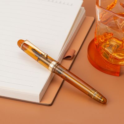Asvine V126 Vacuum Filled Resin Fountain Pen Steel # 6 Nib
