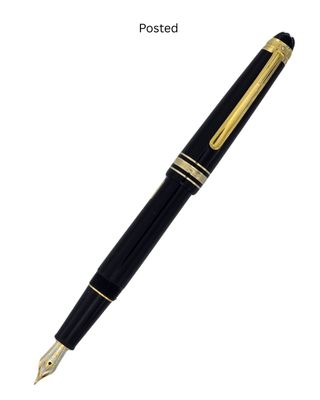 Montblanc Meisterstuck  Classique 145 14k Fine Solid Gold Two Tone  Nib Fountain pen - 75 Anniversary With Diamond