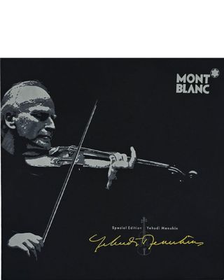 Montblanc Meisterstuck Donation Pen Yehudu Menuhin  Fountain Pen 18k Solid Gold Medium Nib  Unique Number 03772 Year 2000