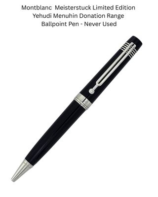 Montblanc Meisterstuck Donation Pen Johannes Brahms  Ballpoint Pen  Unique Number 107452 - Year 2012