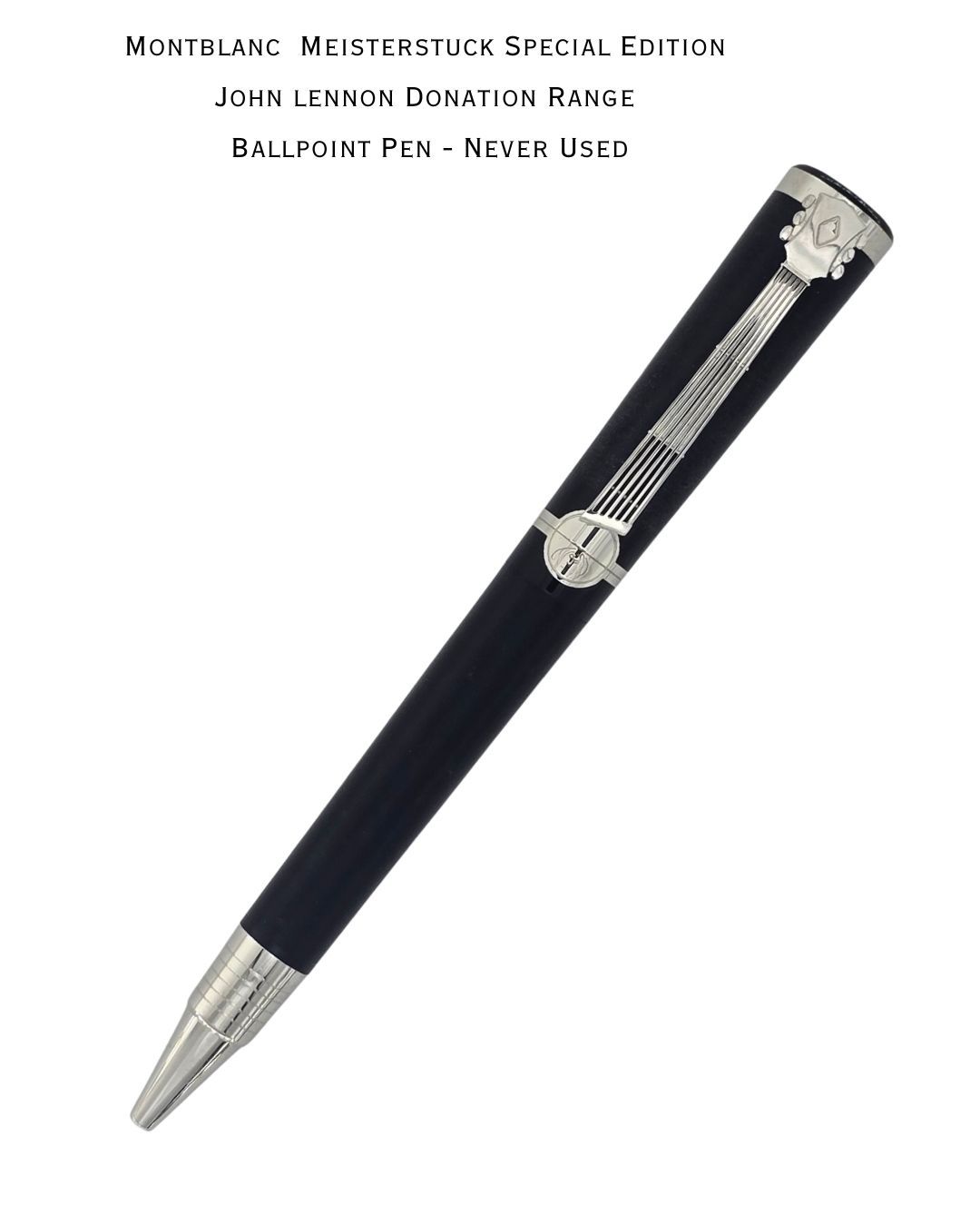 Montblanc  Meisterstuck Special Edition  John lennon Donation Range  Ballpoint Pen - Never Used Year 2010 Unique Number  KU175841