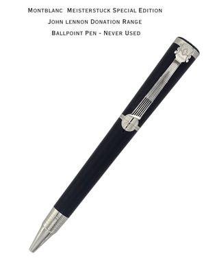 Montblanc  Meisterstuck Special Edition  John lennon Donation Range  Ballpoint Pen - Never Used Year 2010 Unique Number  KU175841