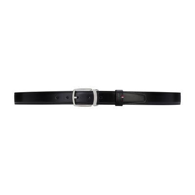 S.T Dupont Reversible Black Brown 30mm Palladium Buckle belt