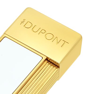 S.T Dupont LI Twiggy Lighter Romeo Y Juliet White Golden - Limited Edition