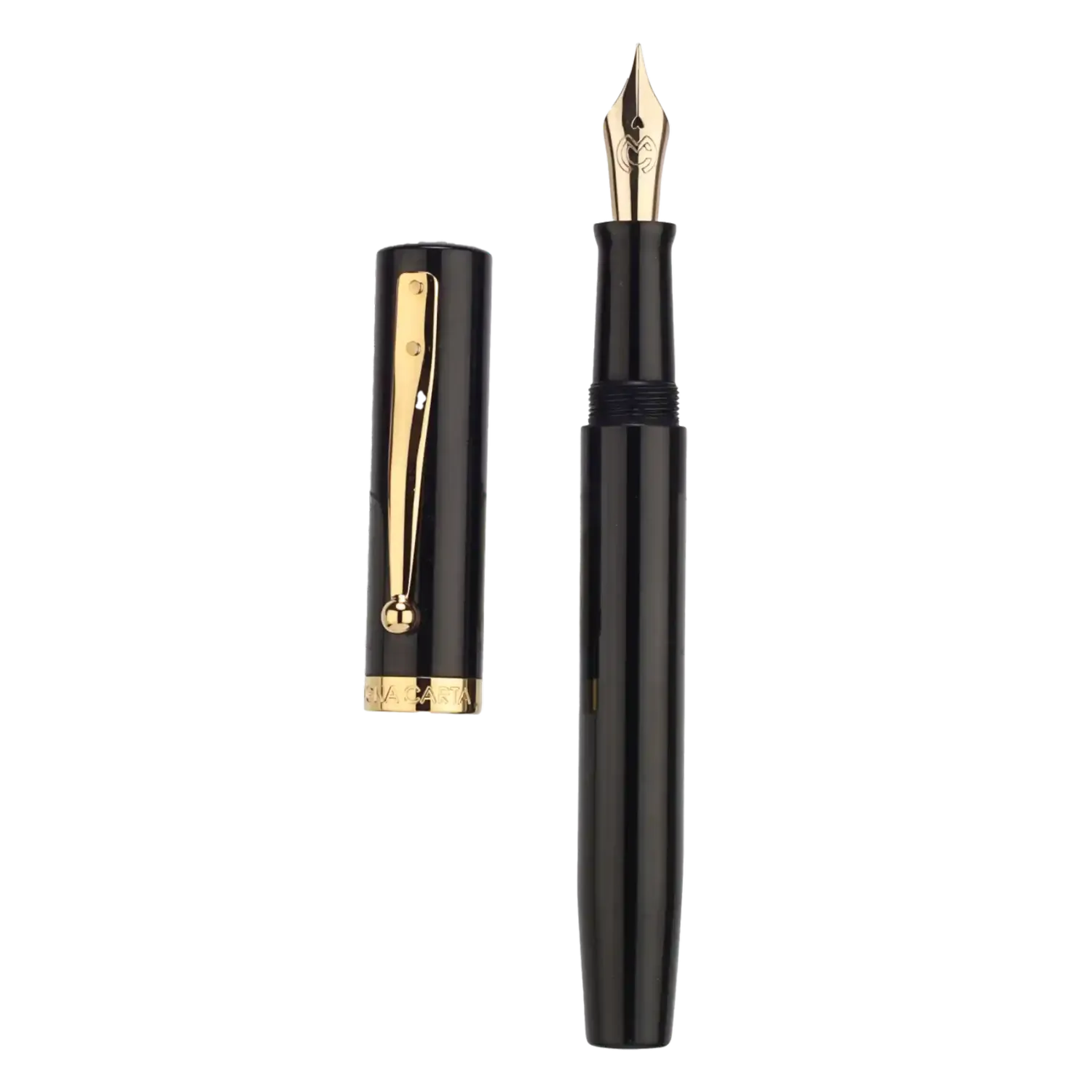 Magna Carta Mag 600 Ebonite Black  Nib #6 14K True Flex Nib.