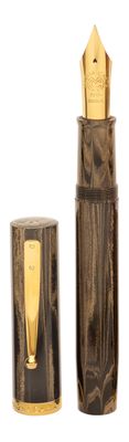 Magna Carta Mag 1000 Sand Ebonite Nib # 10  Stainless Steel Medium