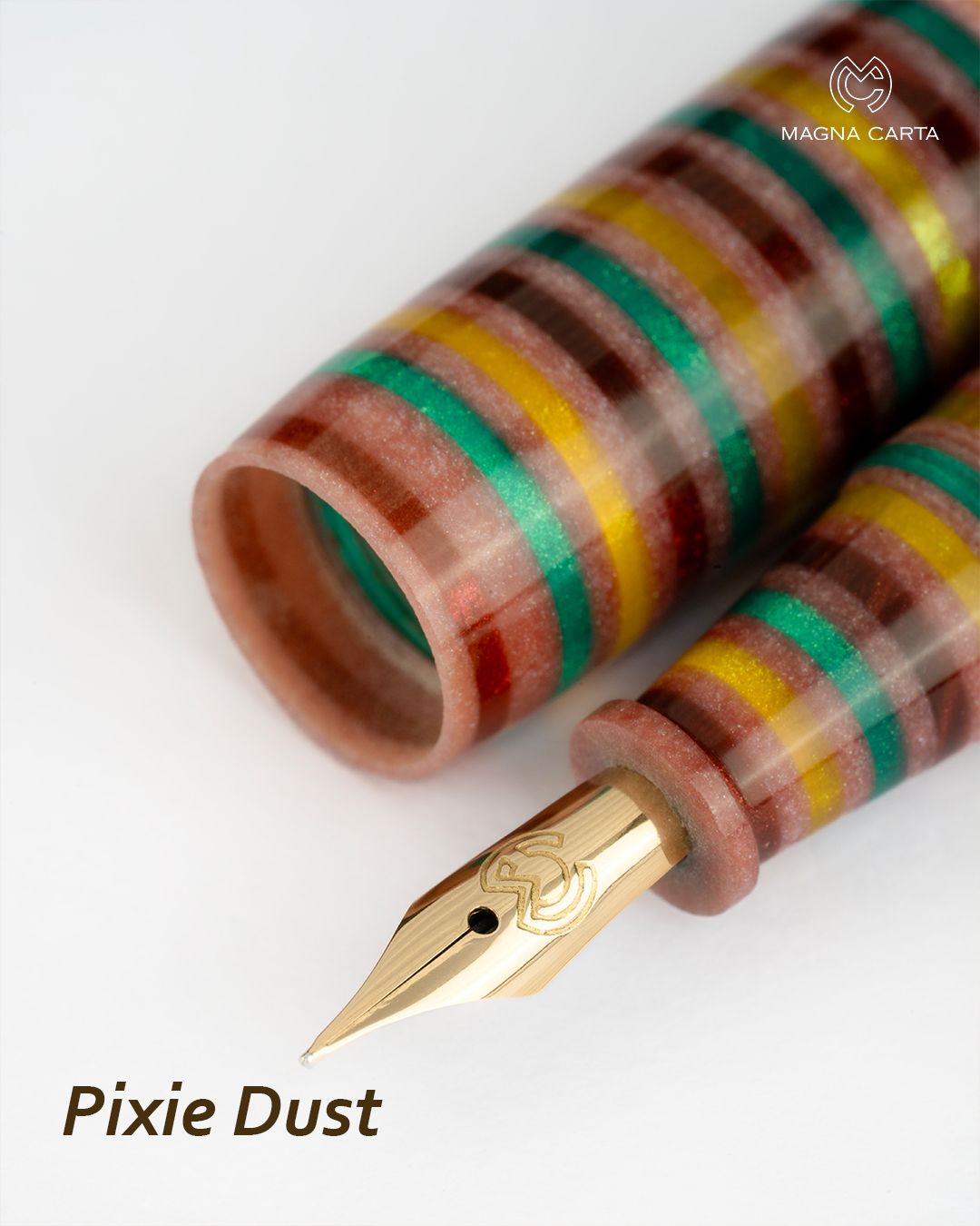 Magna Carta Necklace Pixie Dust 14k Gold Nib Fine