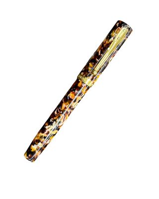 Magna Carta Mag 600 Cellulose Chip Brown Nib #6 14K True Flex Nib.