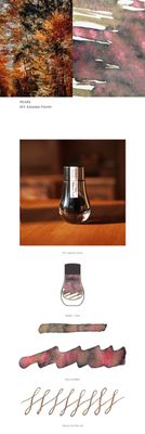 Dominant Industry Pearl Series 011 Autumn Forest Fountain Pen ink
