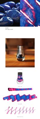 Dominant Industry Pearl Series 019 Lapis Lazuli Fountain Pen ink