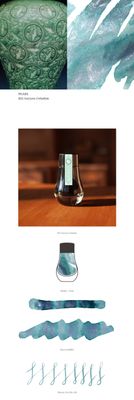 Dominant Industry Pearl Series 025 Goryeo Celadon Fountain Pen ink