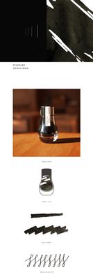 Dominant Industry Standard Series Base Black  Fountain Pen ink