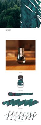 Dominant Industry Standard Series Forest  Fountain Pen ink