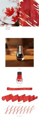 Dominant Industry Standard Series Maple  Fountain Pen ink