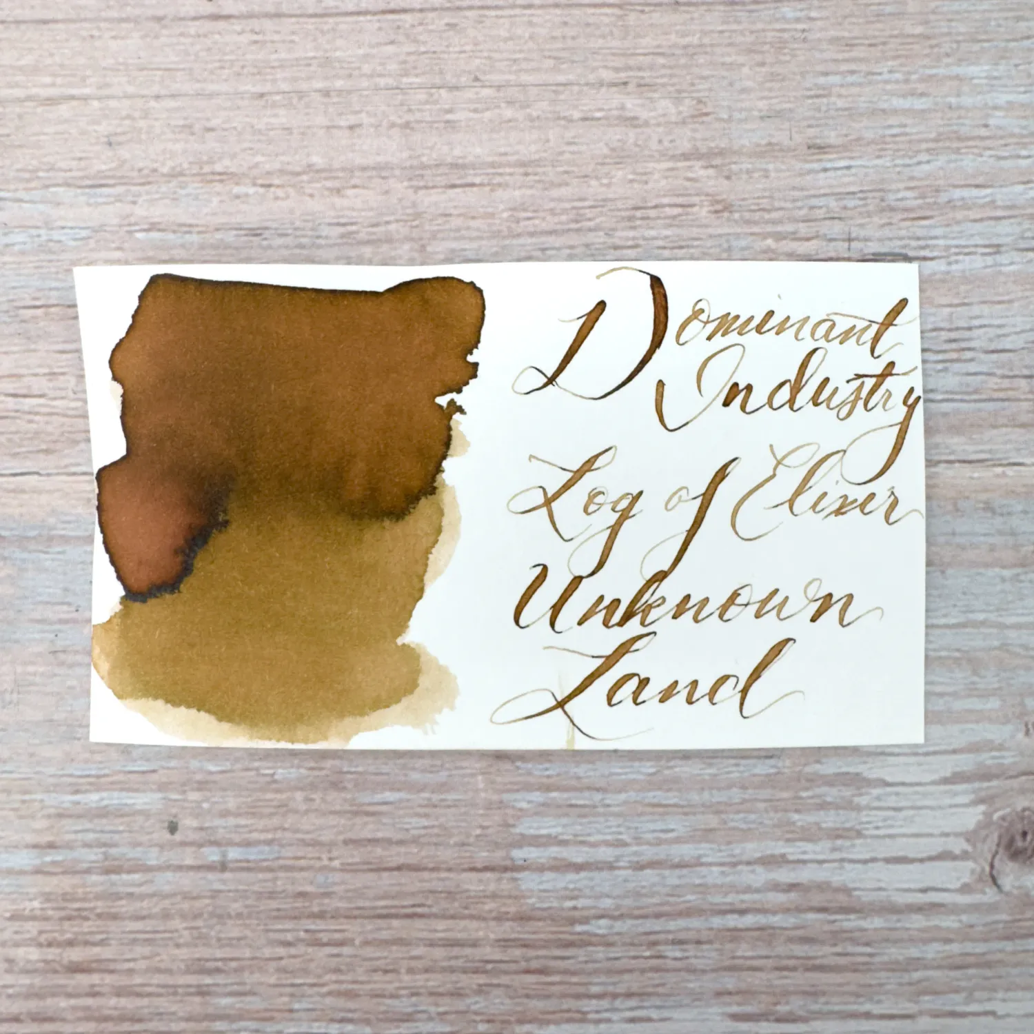 Dominant Industry Standard Series Unknown Land  Fountain Pen ink