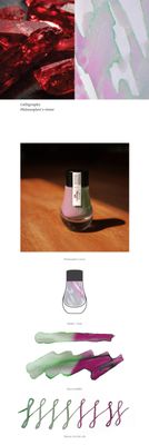 Dominant Industry Alchemist Series Philosophers Stone Fountain Pen ink