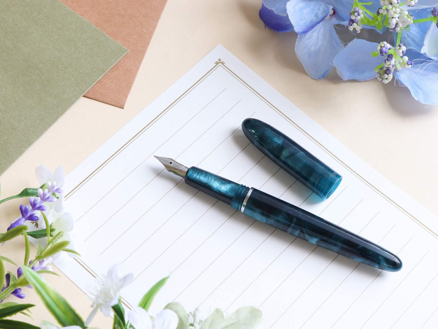 Wancher Mofu Fountain Pen - Blueberry