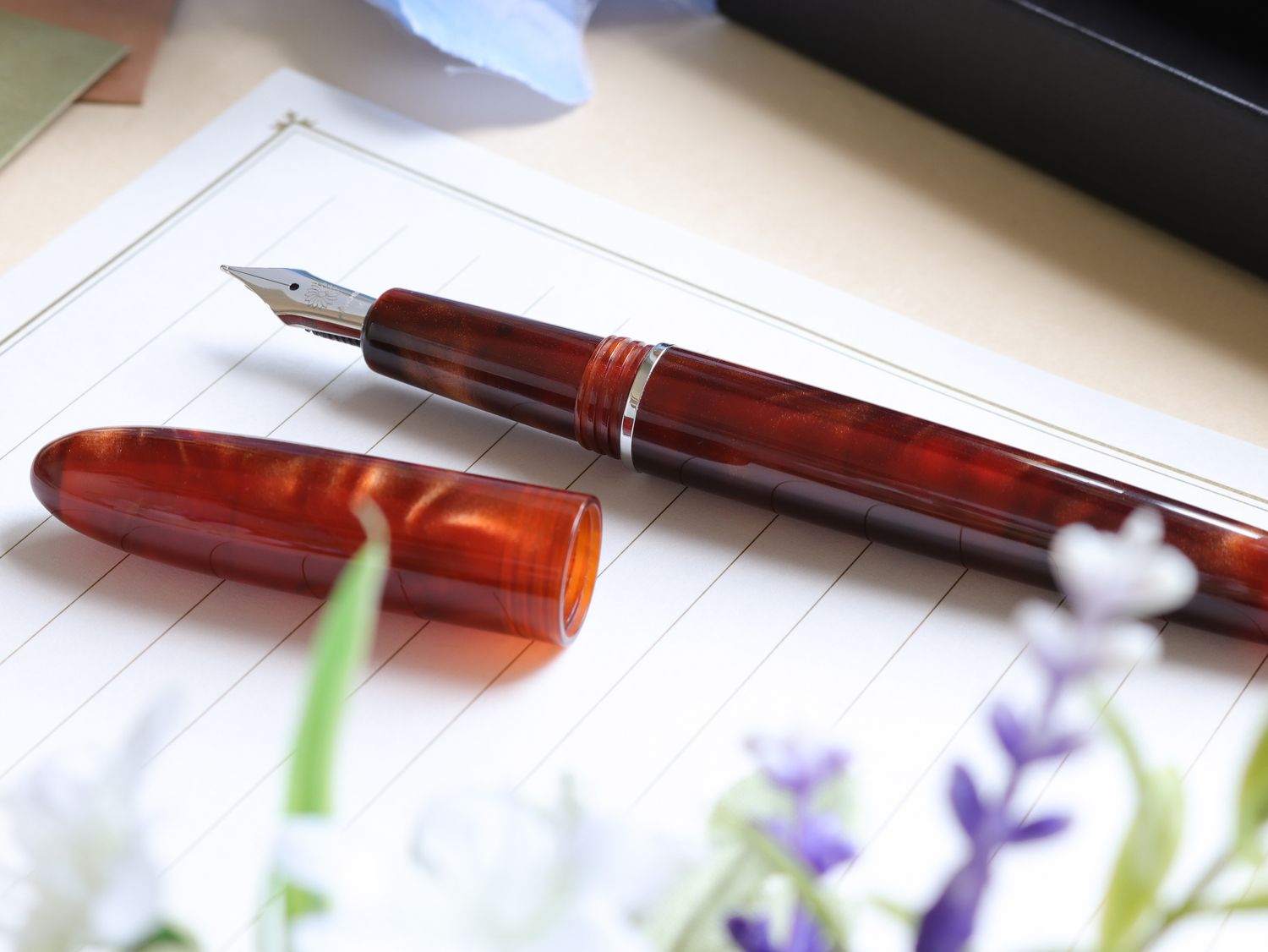 Wancher Mofu Fountain Pen - Toffee