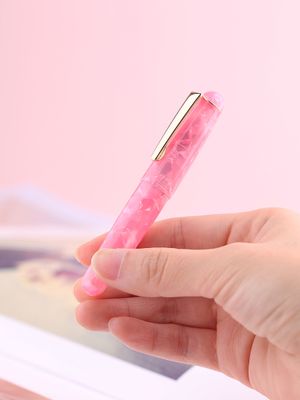 Moonman Q2 Mini Fountain Pen Eyedropper Filling, Cherry Blossom  Acrylic Pen with Eyedropper