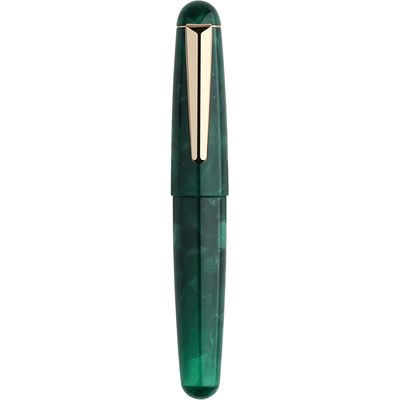 Moonman Q2 Mini Fountain Pen Eyedropper Filling, Forest Green  Acrylic Pen with Eyedropper