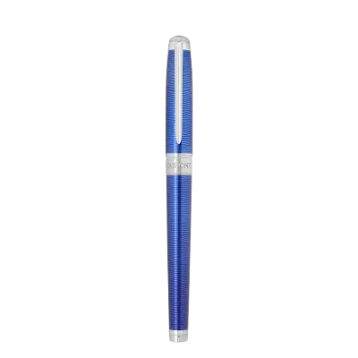 ST DUPONT Line D Fountain Pen- Gulf Stream - 14k Gold Nib - Medium