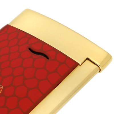 ST DUPONT Lighter Slim 7 CNY Snake  Red - Limited Edition