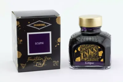 Diamine  Fountain Pen Ink Bottle - Eclipse 80ml