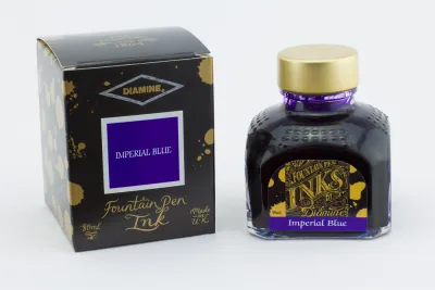 Diamine  Fountain Pen Ink Bottle - Imperial Blue 80ml