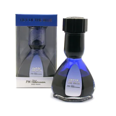 PW Akkerman Fountain Pen Ink  Limited Edition Out of The Blue  10 ml Sample