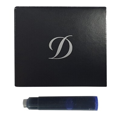 ST DUPONT Ink Cartridges Blue - 6 Pieces Per Box