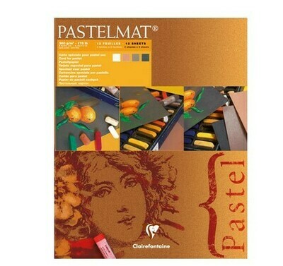 Clairefontaine Pastelmat Pad n°2 24x30cm 12sheet 360g