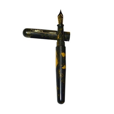 Ranga Model 4CS Premium Ebonite Colour P2 Bock N0. 6 Dual Medium  Fountain Pen