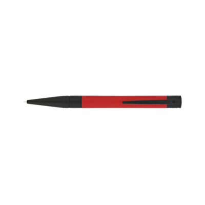 ST DUPONT Ballpoint Pen D-Initial Matt Red Graphite Velvet Collection