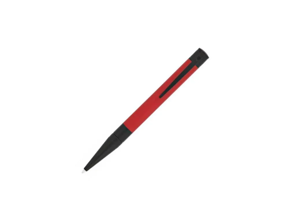 ST DUPONT Ballpoint Pen D-Initial Matt Red Graphite Velvet Collection