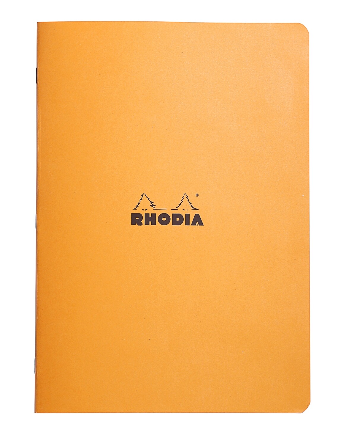 Rhodia Orange Classic Stapled Notebook 21x29,7cm Graph