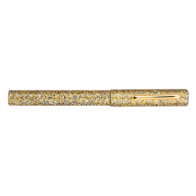 Taccia Granite Stone Fountain Pen Yellow 14 K Gold Extra Fine nib